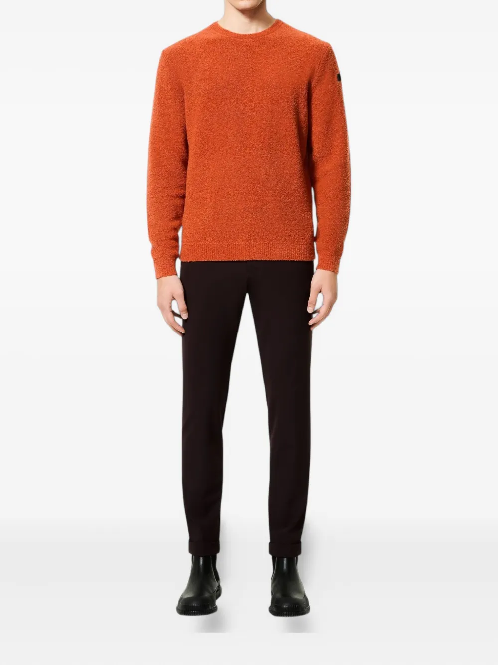 RRD boucle round-neck sweater - Oranje