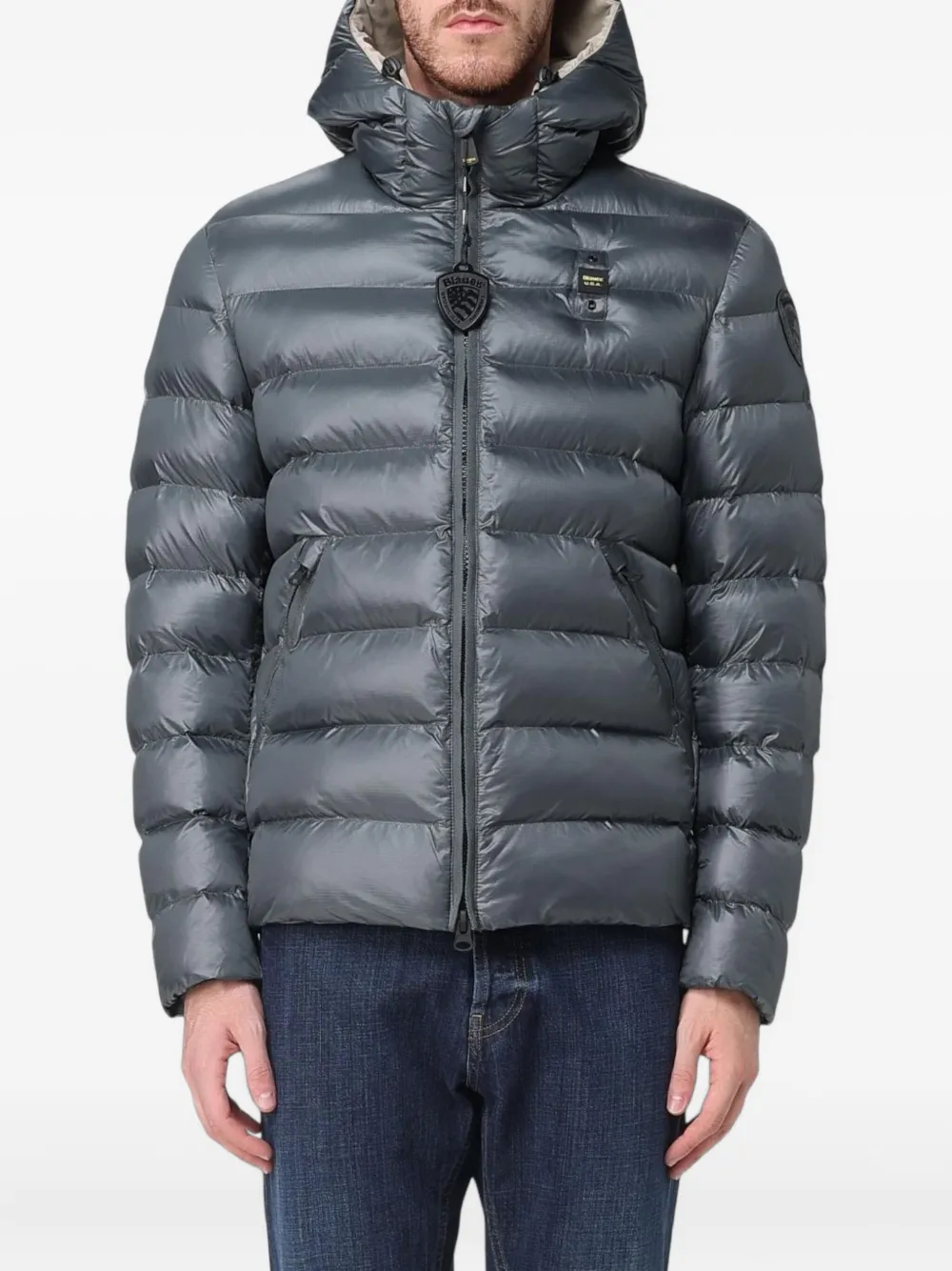 Blauer  Adams hooded jacket | Grey | Image 1