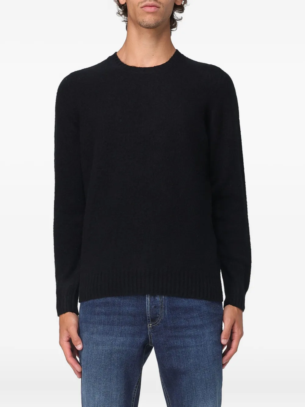 Drumohr cotton jumper | Black | Image 1