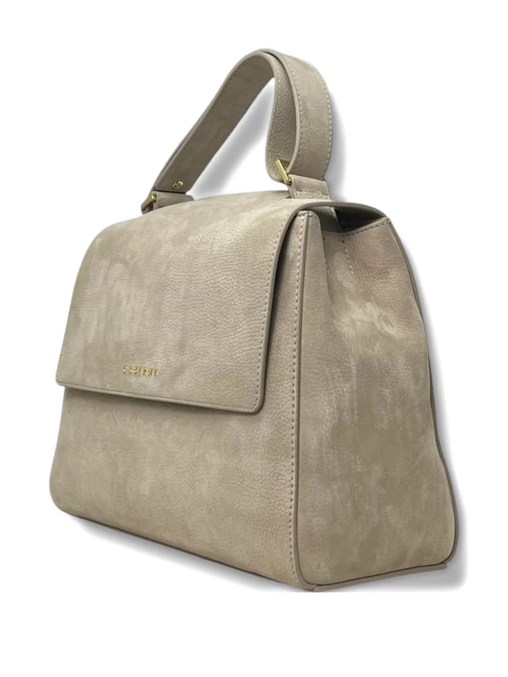 Orciani Medium Sveva Shoulder Bag In Gray