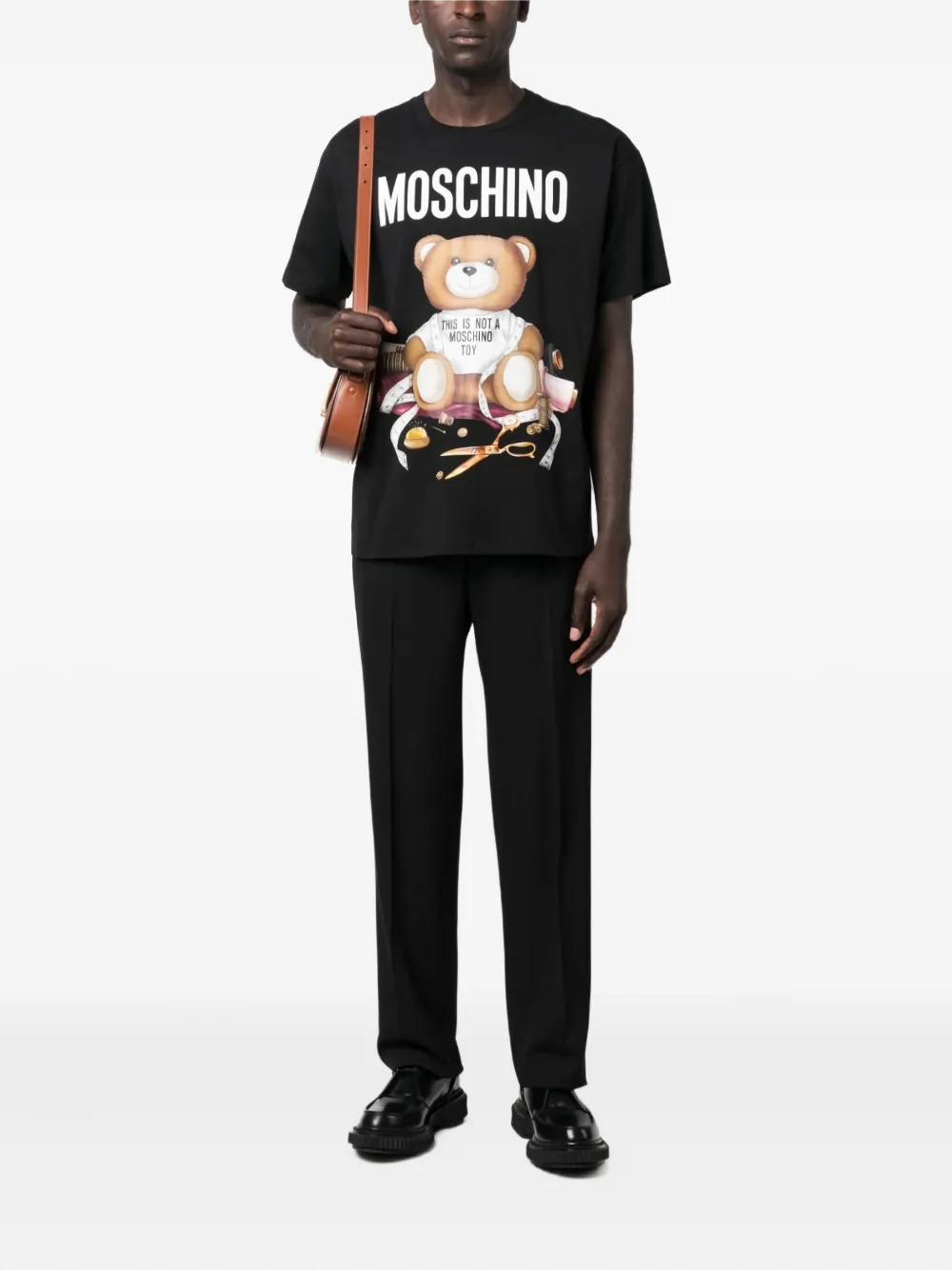MOSCHINO JEANS Teddy graphic T-shirt - Zwart