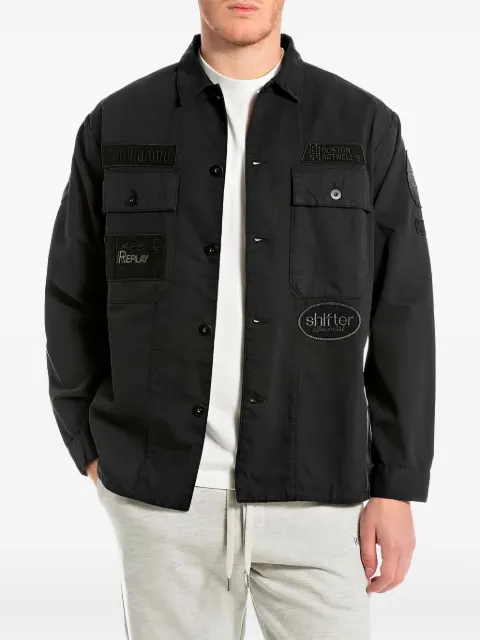 Replay camisa con bolsillo de parche