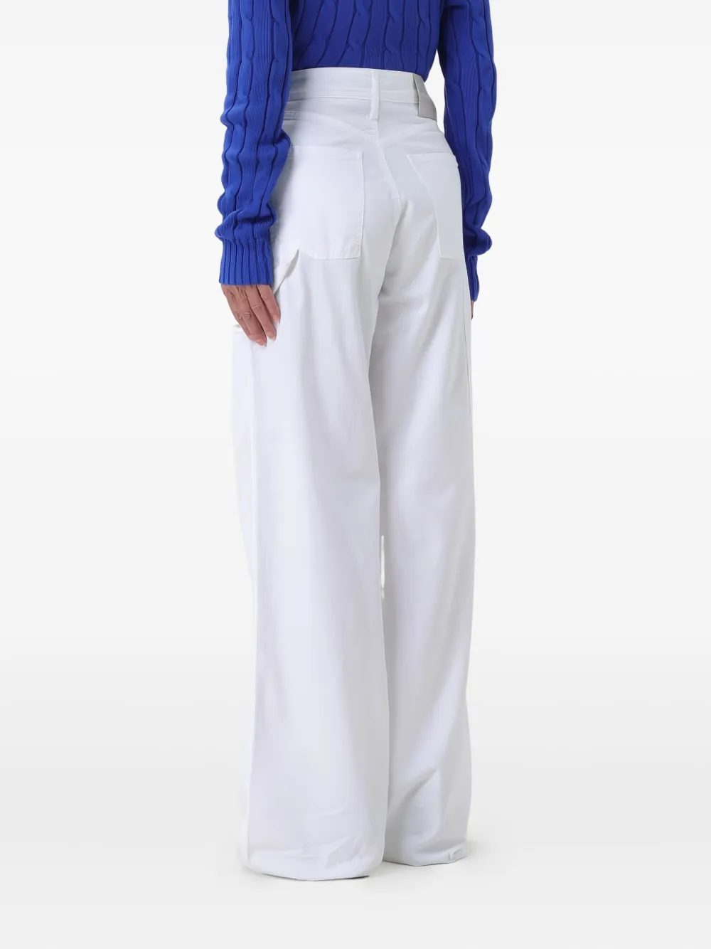 Jacob Cohën patch-pocket trousers - Wit