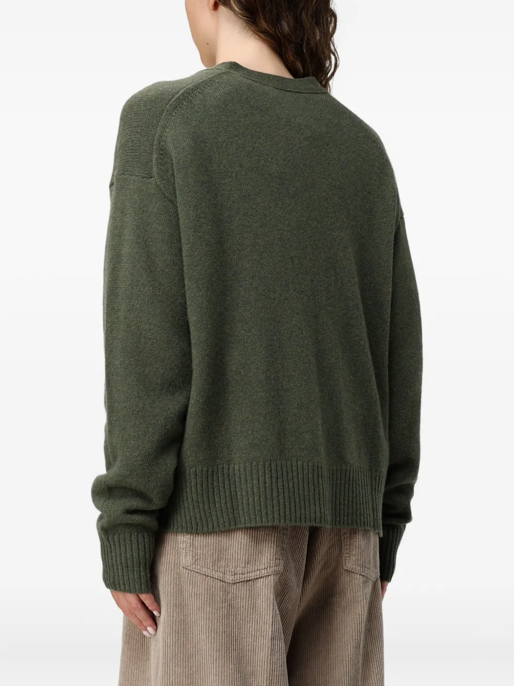 Polo Ralph Lauren Patch-pocket Cardigan In Green