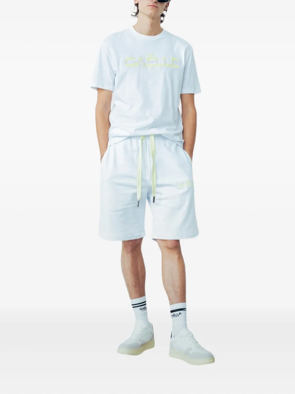 Gaelle crew-neck T-shirt - Wit
