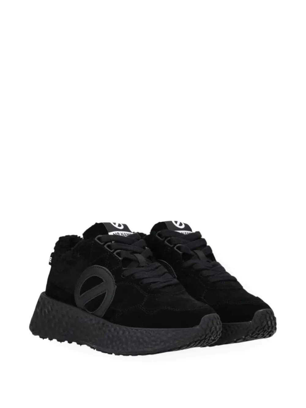 No Name Carter Suede Sneakers In Black