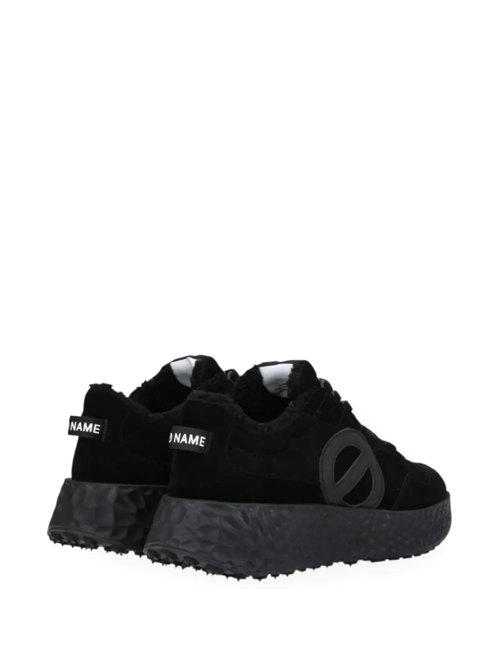 No Name Carter Suede Sneakers In Black