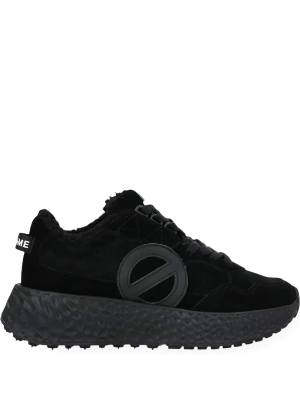 No Name Carter Suede Sneakers In Black