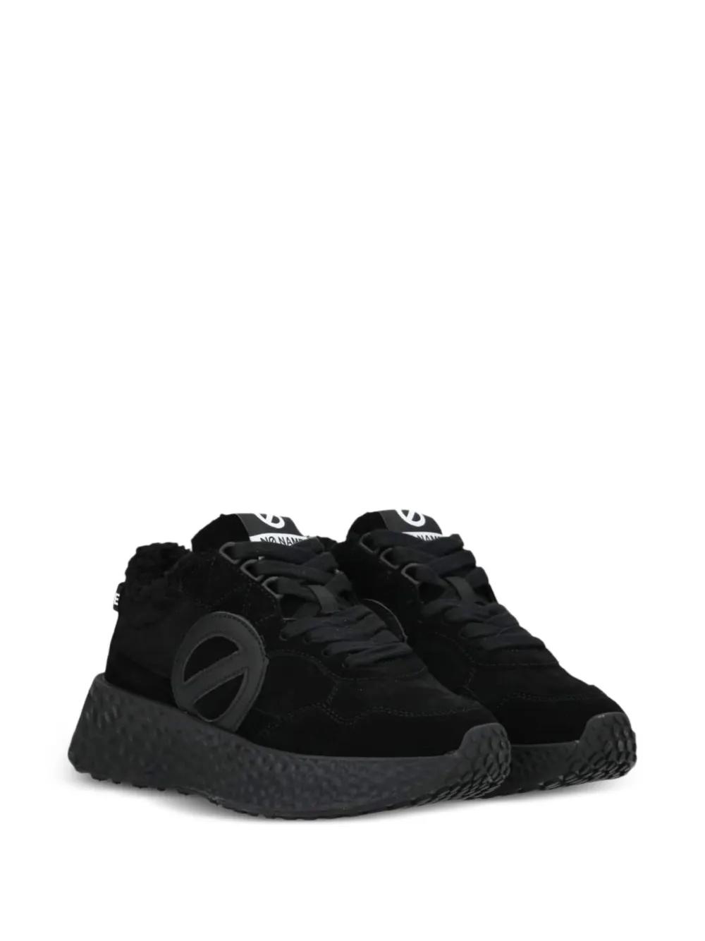 No Name Carter suède sneakers Zwart