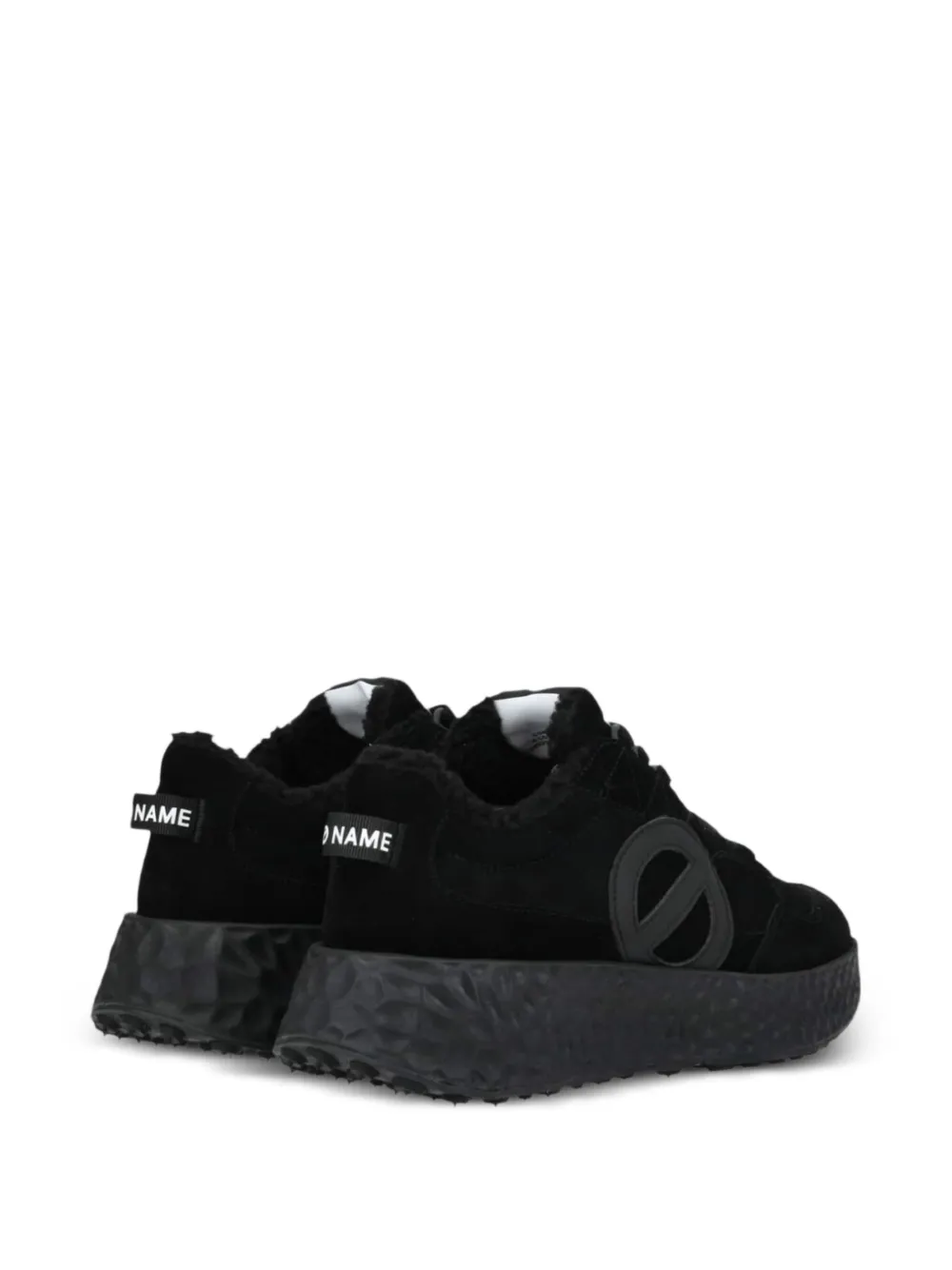 No Name Carter suède sneakers Zwart