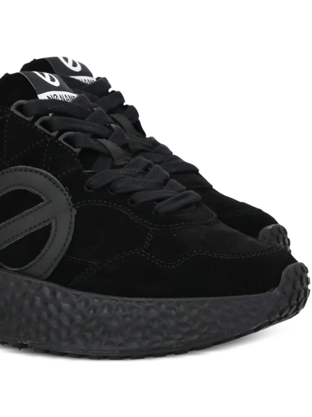 No Name Carter suède sneakers Zwart