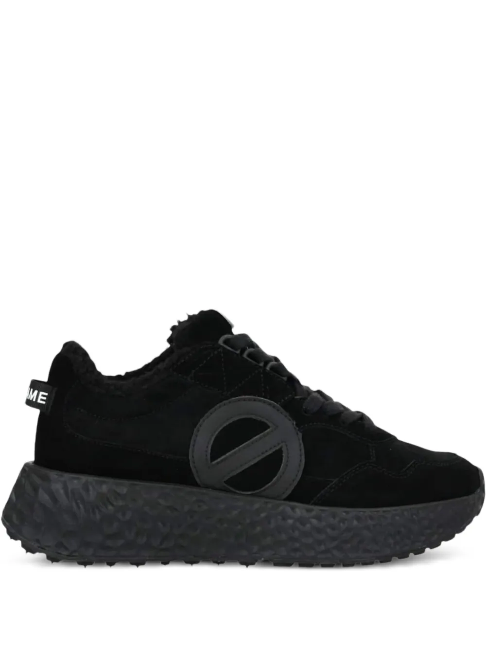 No Name Carter suède sneakers Zwart