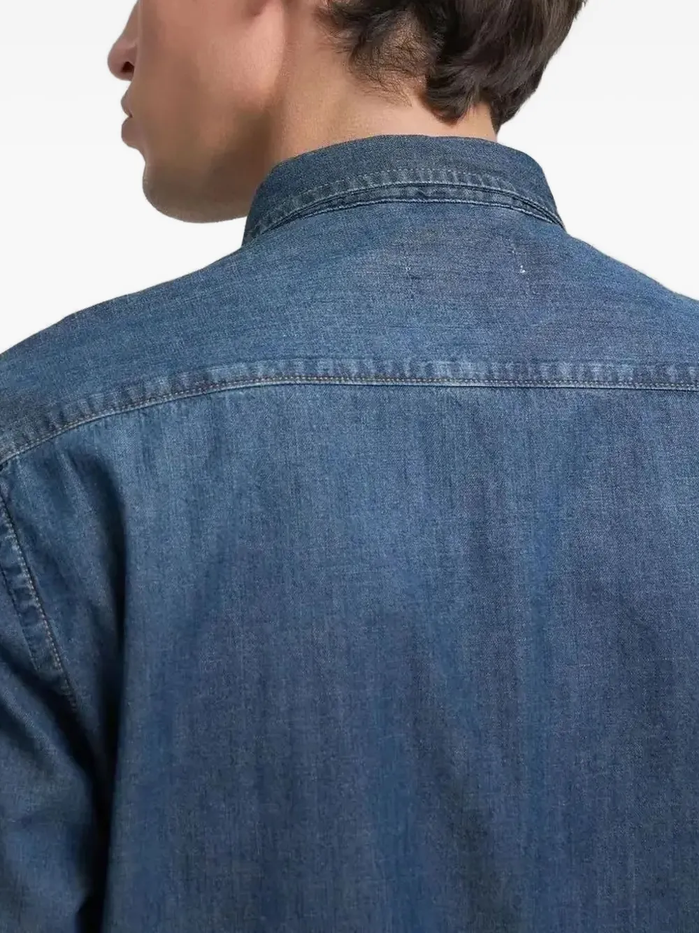 Replay Overhemd met zak Blauw