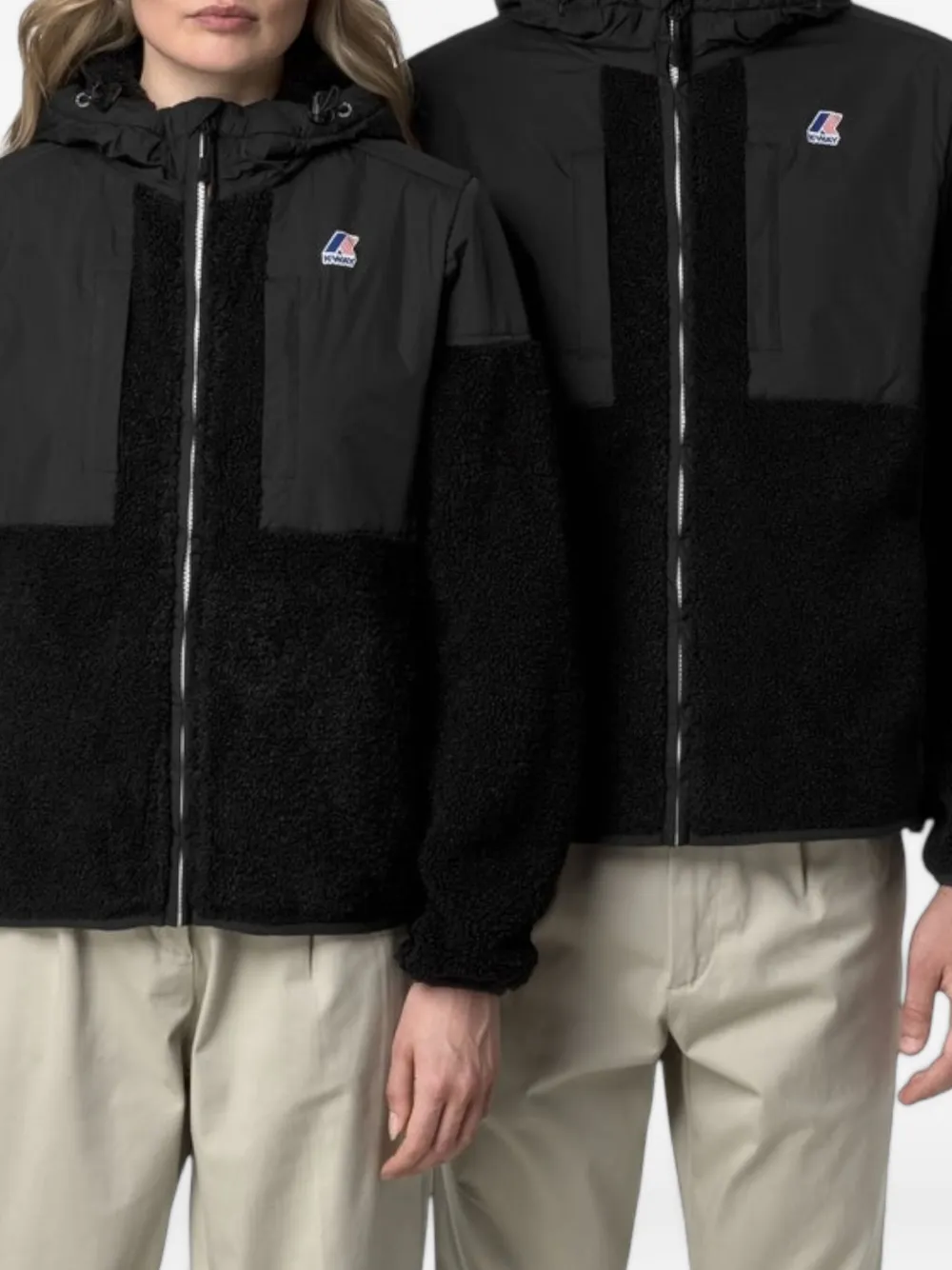 K-way Samson Hooded Jacket In Black