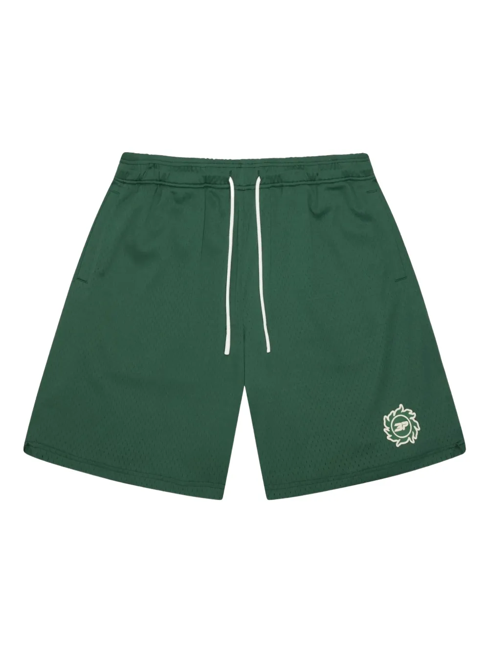 BROKEN PLANET logo-detail shorts | Green | Image 1
