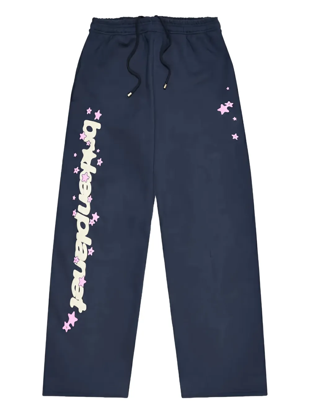 BROKEN PLANET star-graphic drawstring track pants | Blue | Image 1