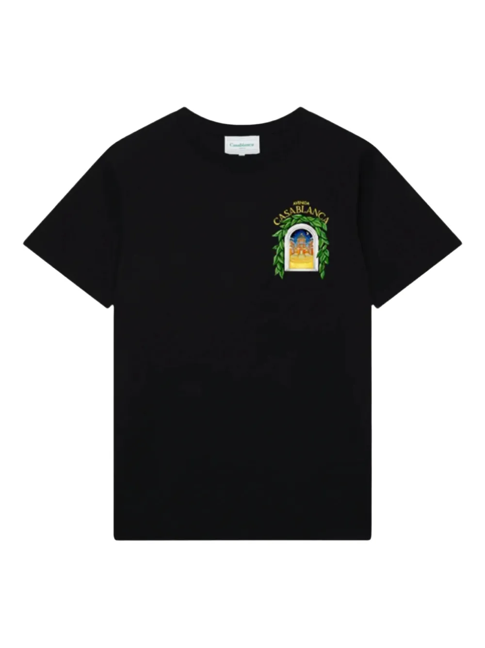 Casablanca logo-print T-shirt | Black | Image 1