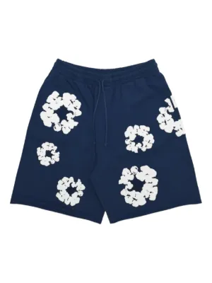 DENIM TEARS ショートパンツ 短パン 半ズボン ネイビー S Denim Tears(デニムティアーズ) ハーフ・ショートパンツ(メンズ
