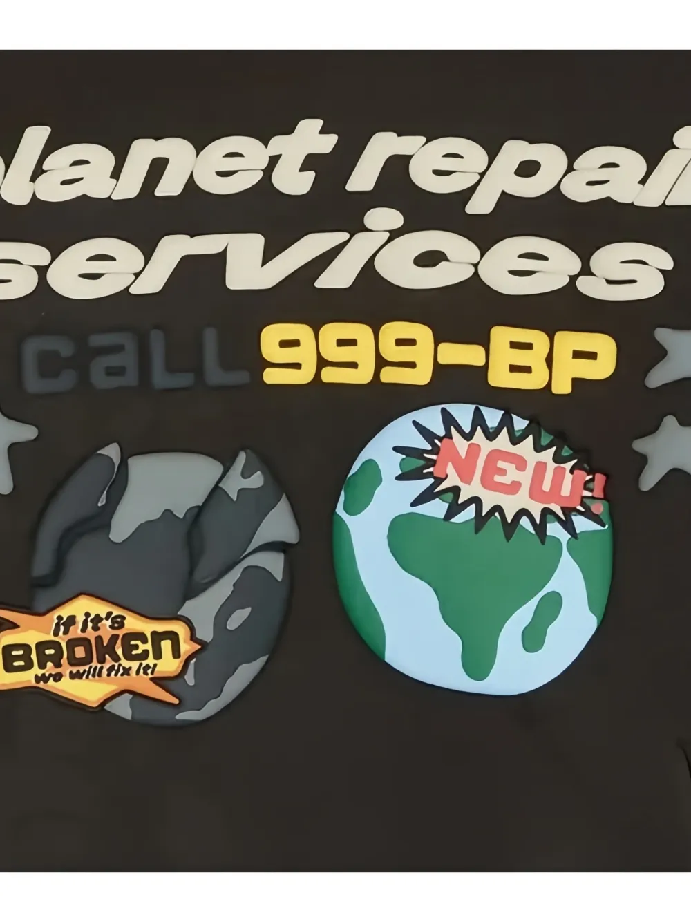 Broken Planet Planet Repair Services Hoodie In Black