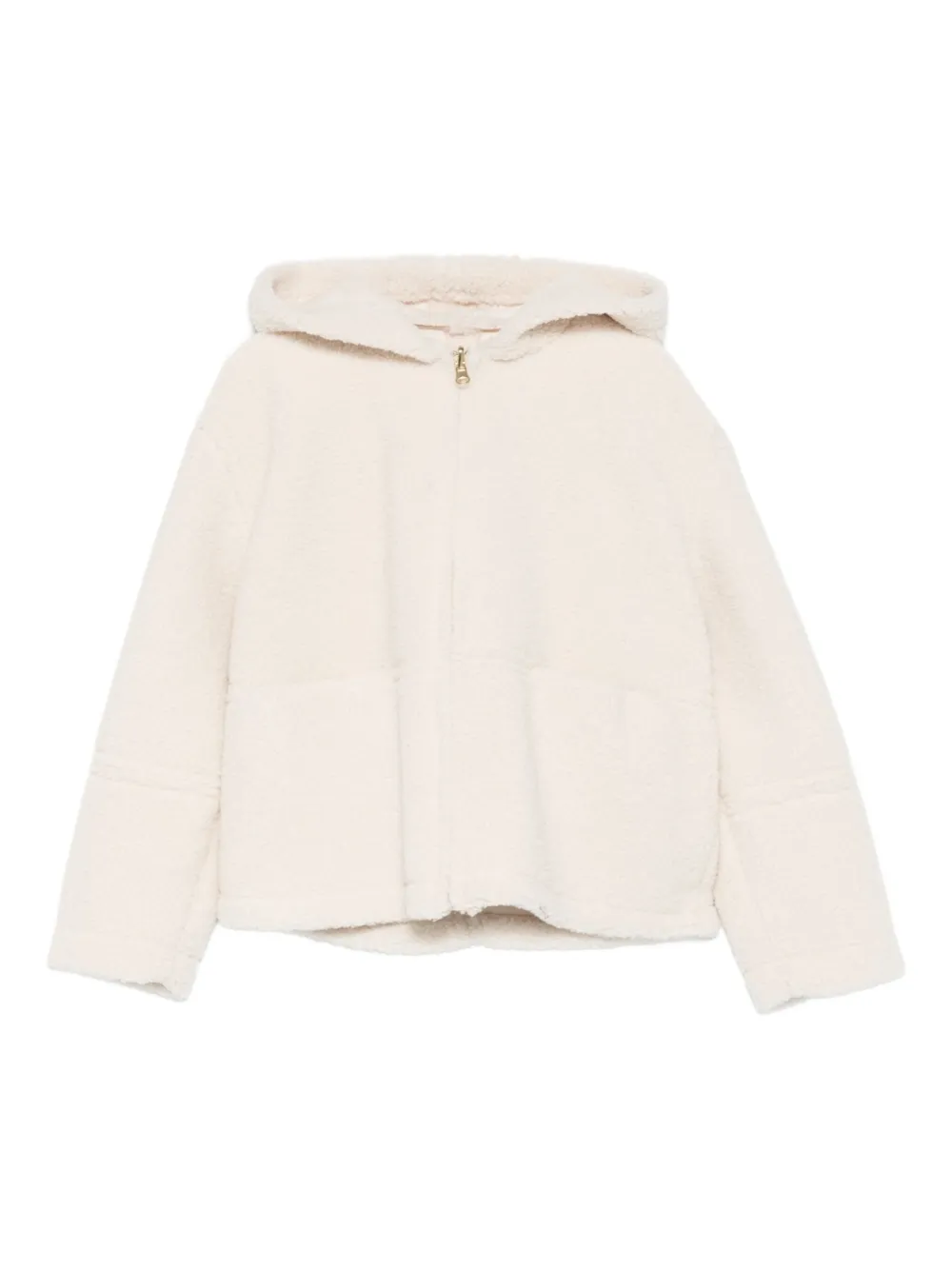 Miss Grant Kids フーデッド ジャケット - ホワイト Miss Grant Kids フーデッド ジャケット - ホワイト