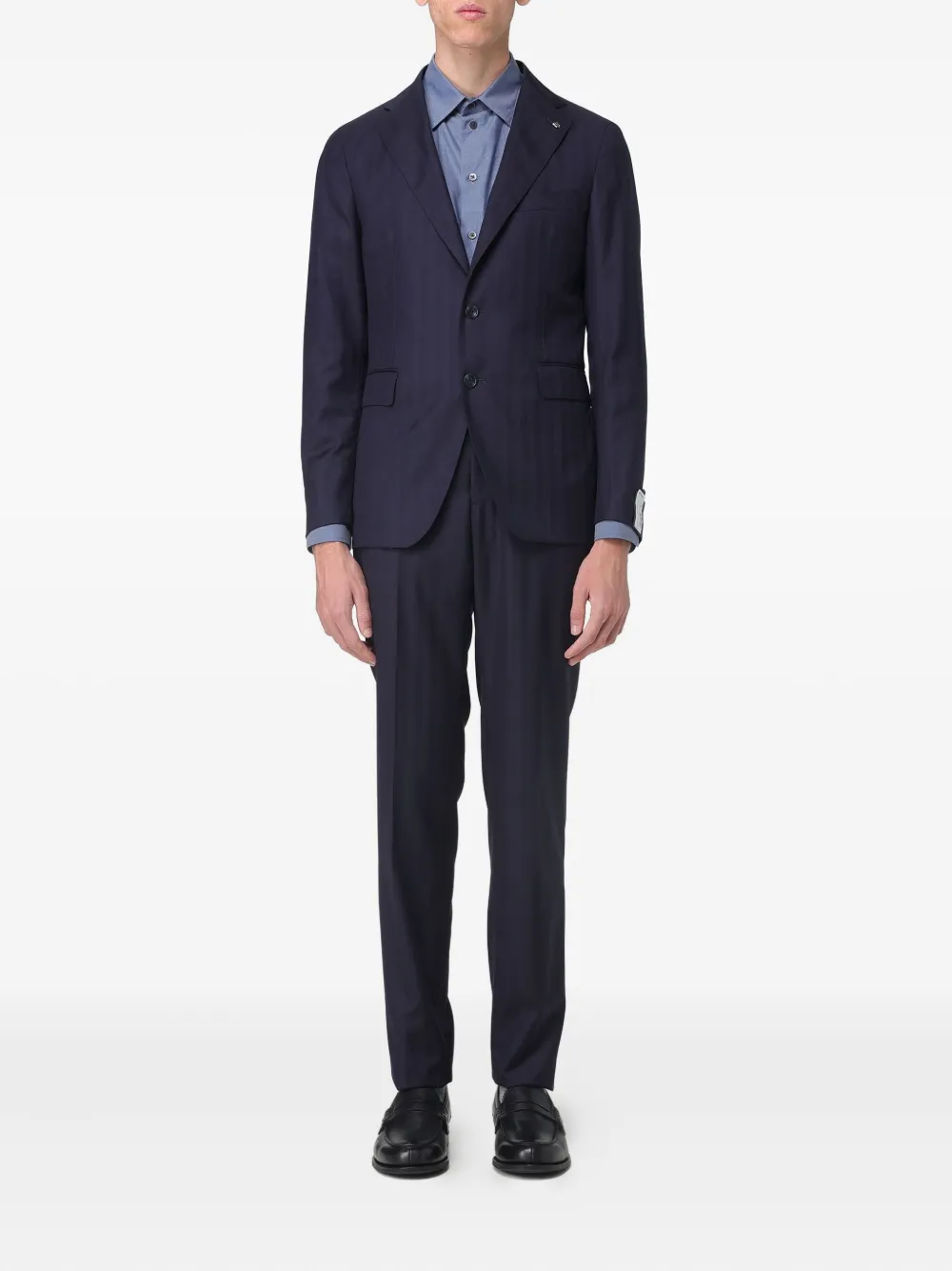 Tagliatore herringbone suit | Single Breasted Suits | Image 2