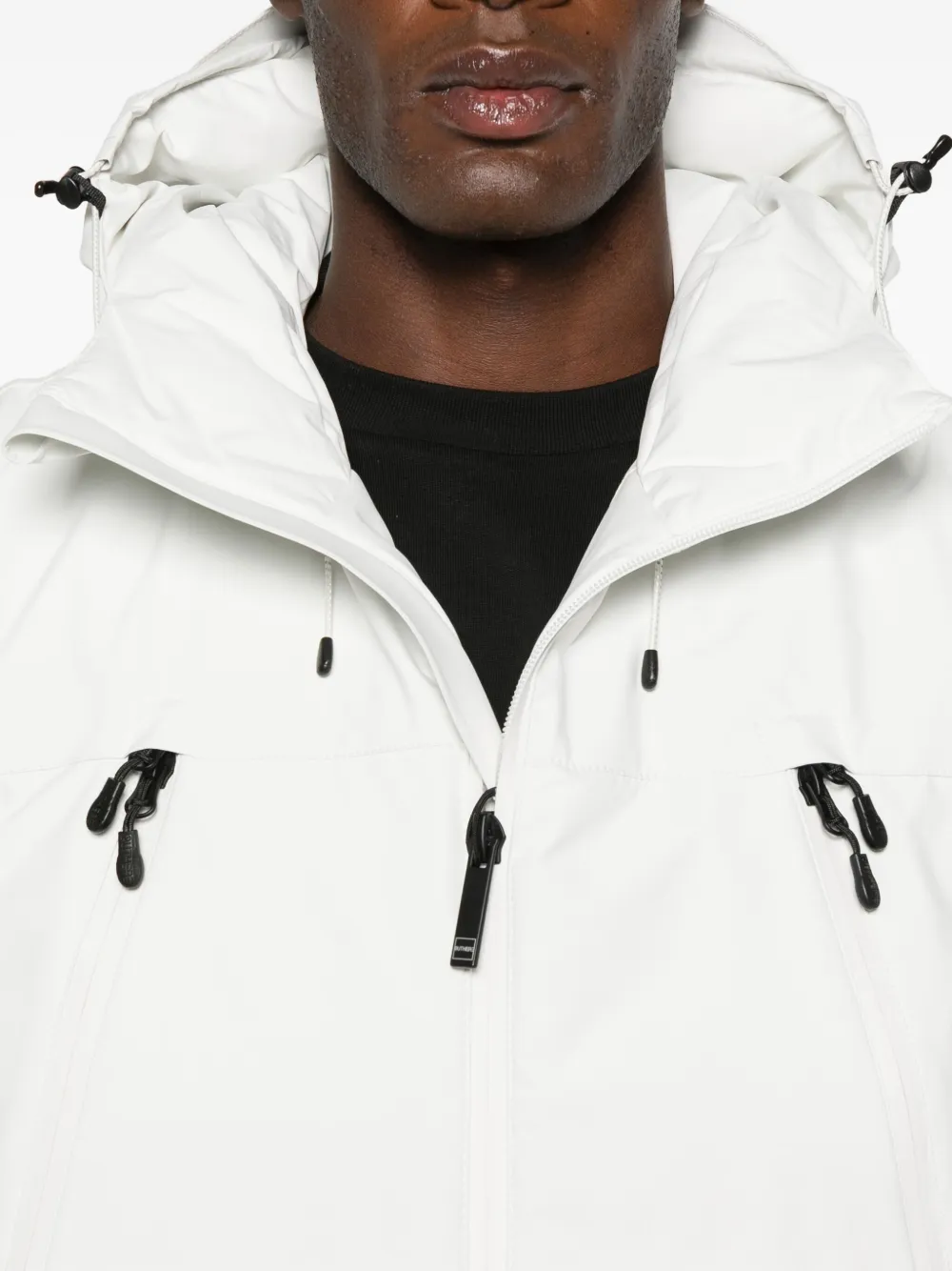 OUTHERE Gilet met capuchon Wit