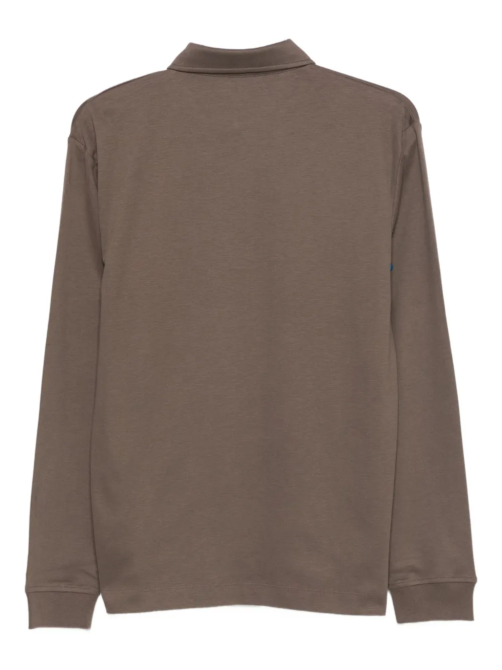 Sunspel long-sleeve polo shirt - Bruin