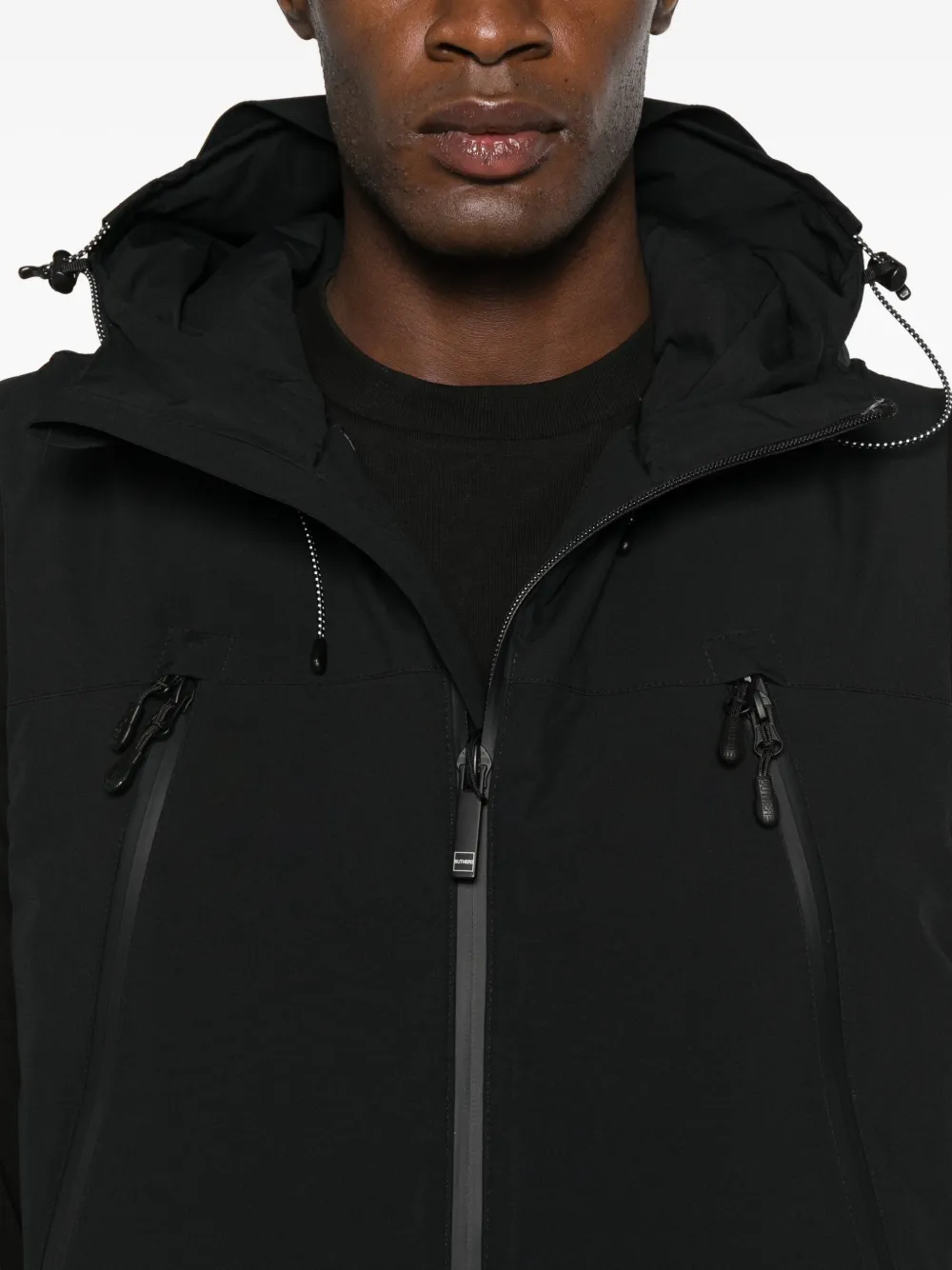 OUTHERE Gilet met capuchon Zwart