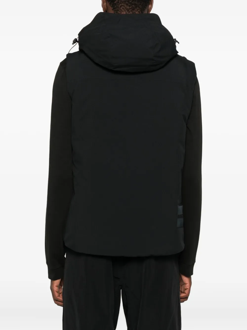 OUTHERE Gilet met capuchon Zwart