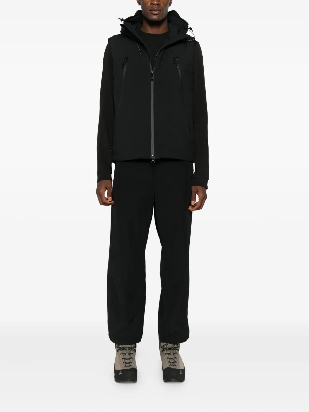 OUTHERE hooded zip-up gilet | Waistcoats & Gilets | Image 2