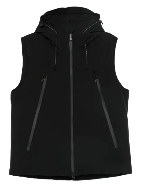 OUTHERE hooded zip-up gilet 