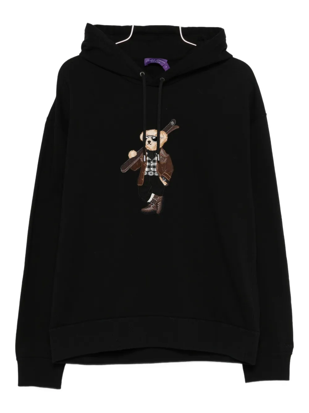 Polo Ralph Lauren bear-print hoodie - ブラック Polo Ralph Lauren bear-print hoodie - ブラック