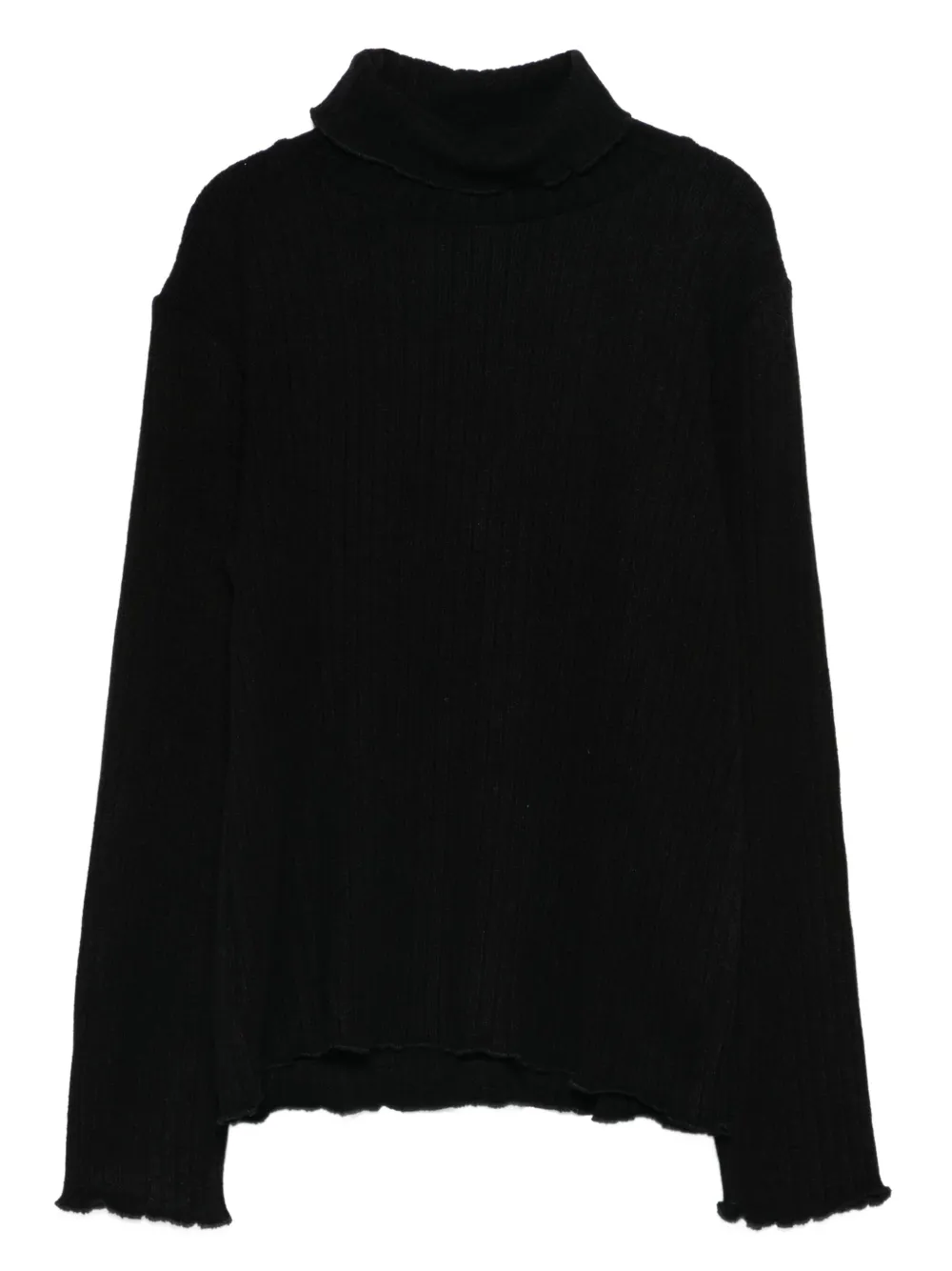 Miss Grant Kids リブニット セーター - ブラック