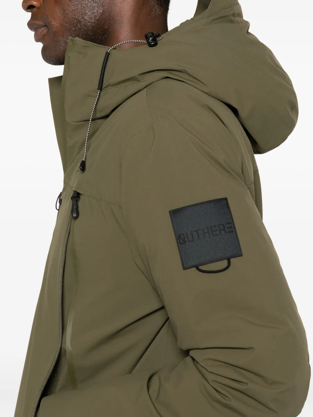 OUTHERE Jack met capuchon en rits Groen