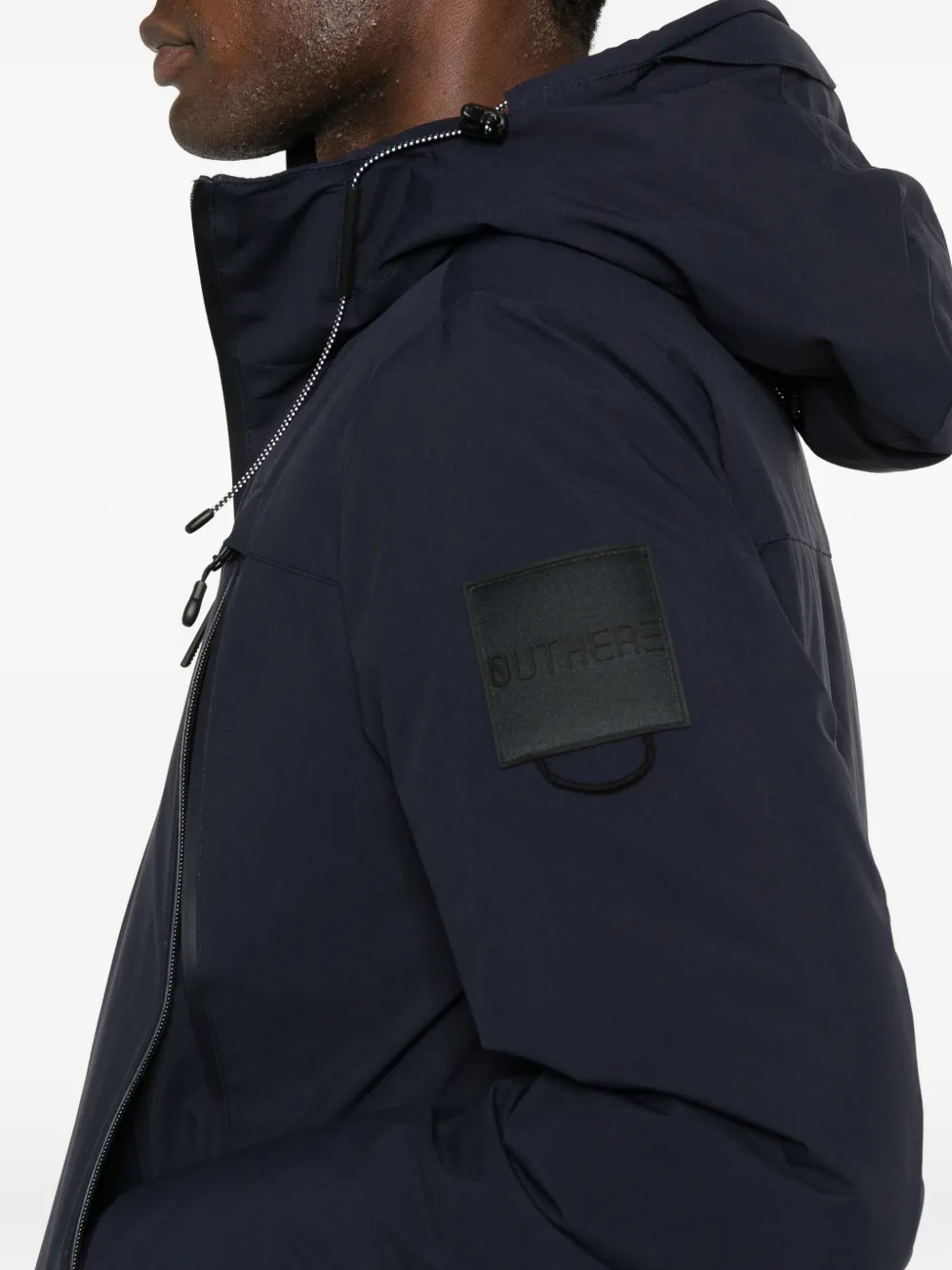 OUTHERE Jack met capuchon en rits Blauw