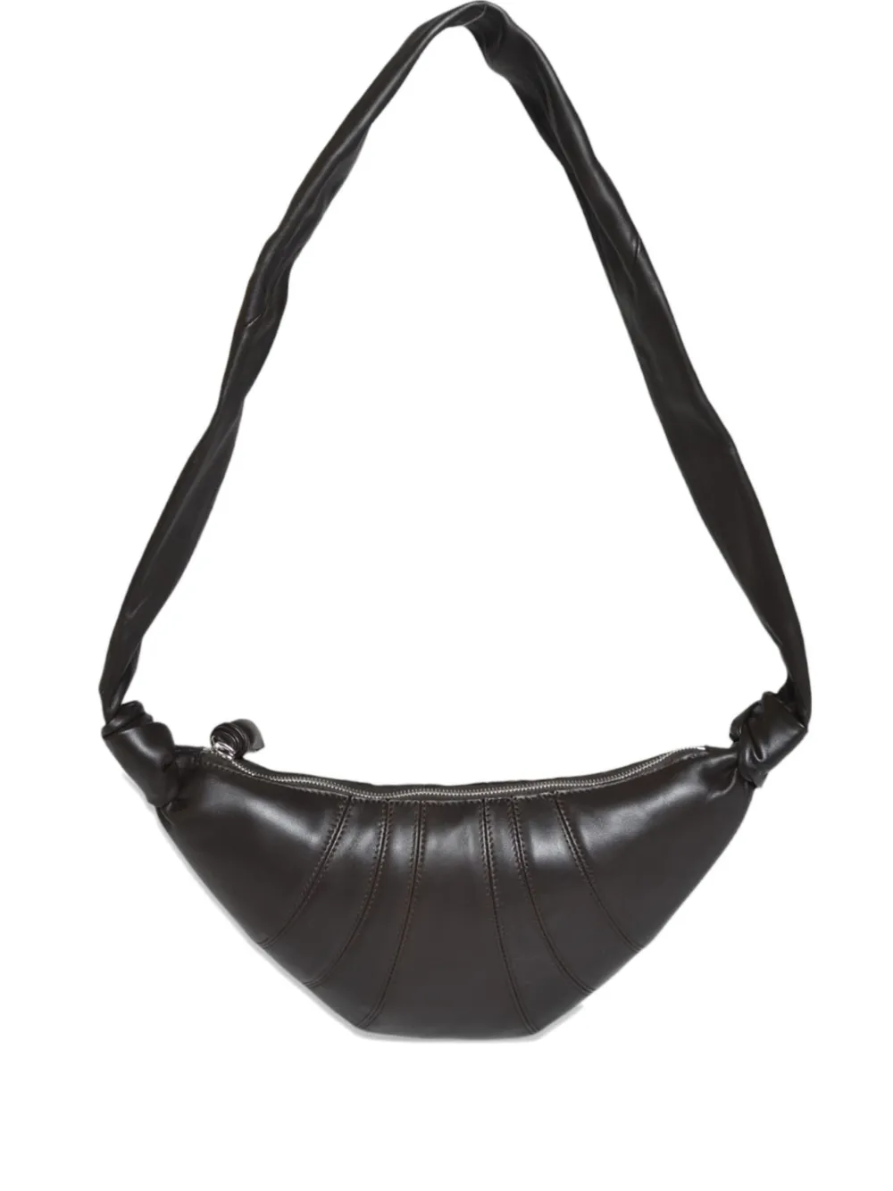 Lemaire Large Knotted Shoulder Bag In Black