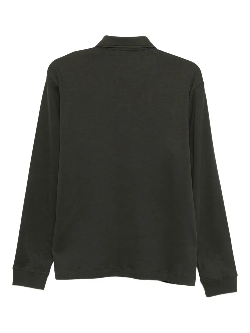 Sunspel long-sleeve polo shirt - Groen