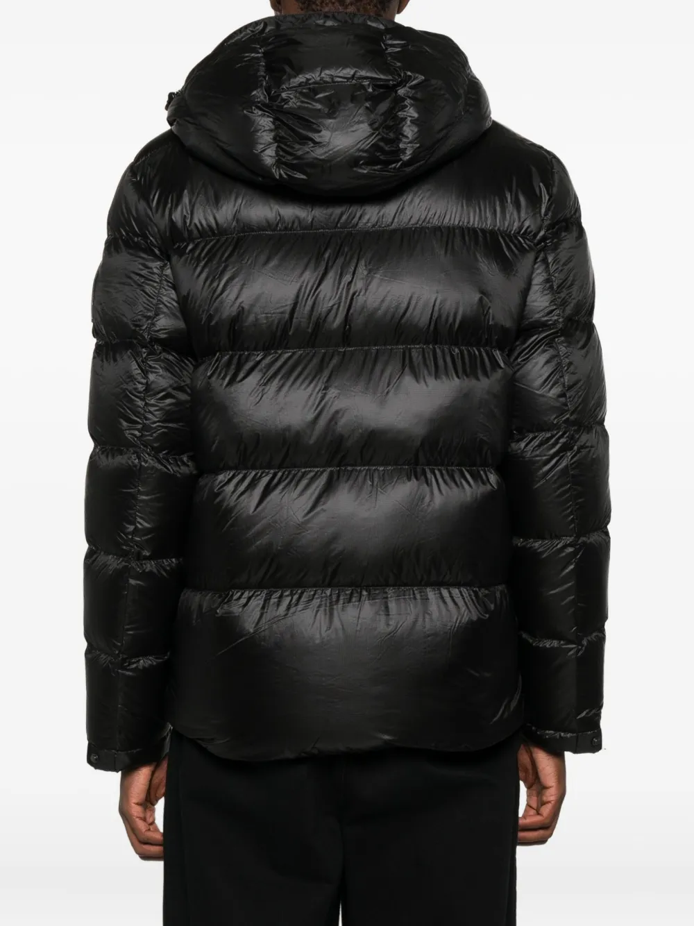 OUTHERE Gewatteerd jack met capuchon Zwart