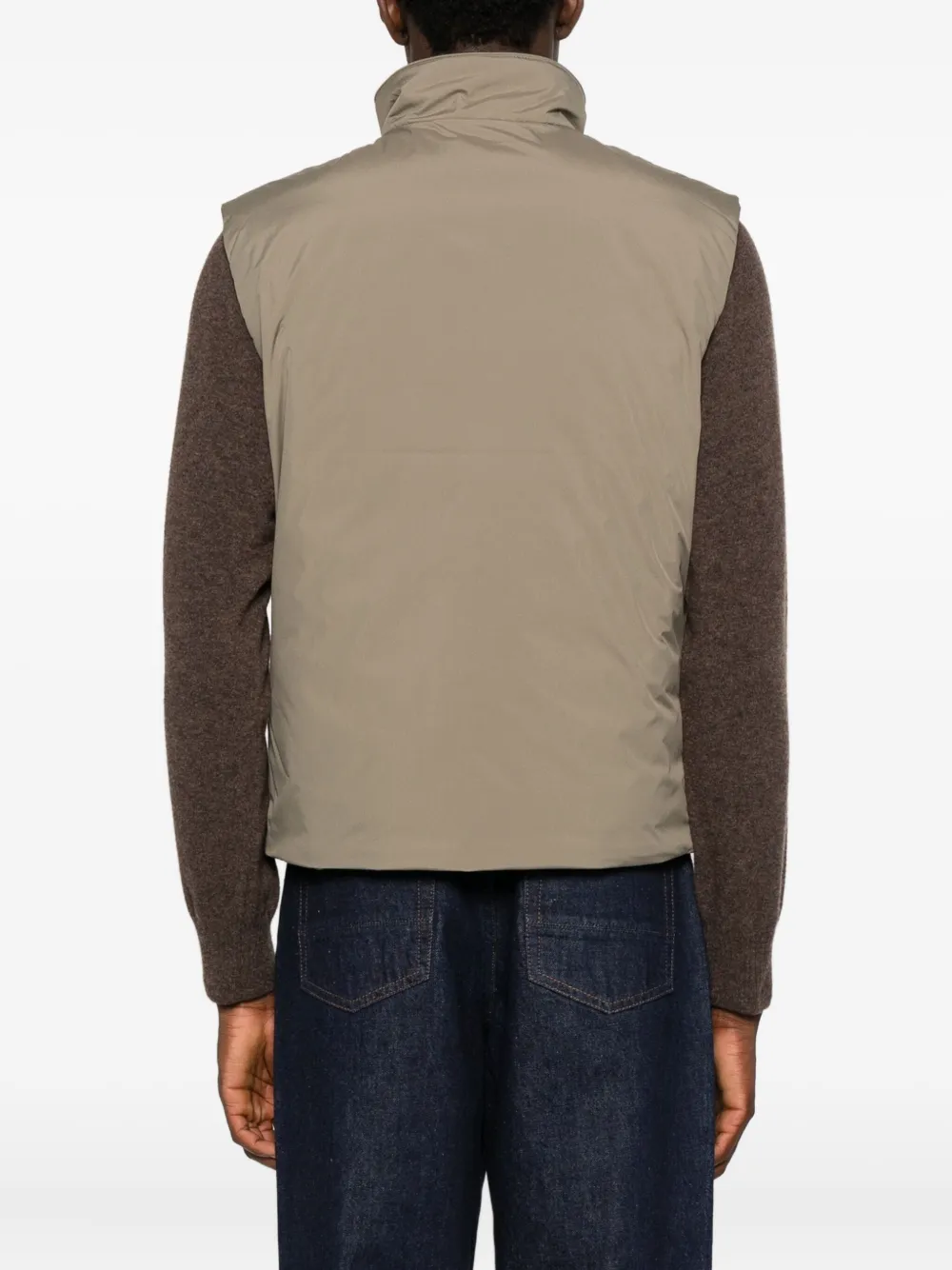 BOSS Mouwloos gilet Bruin