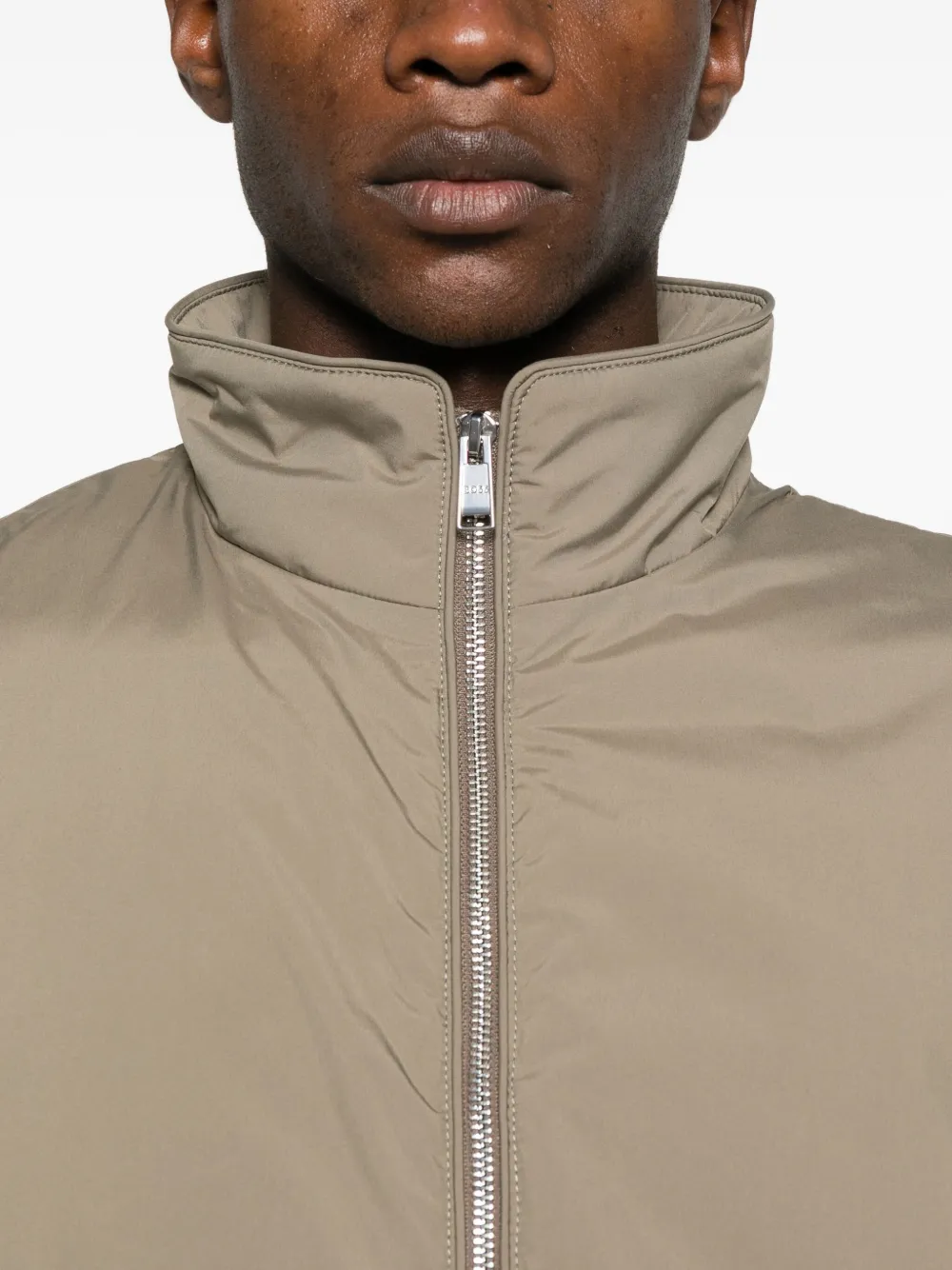 BOSS Mouwloos gilet Bruin