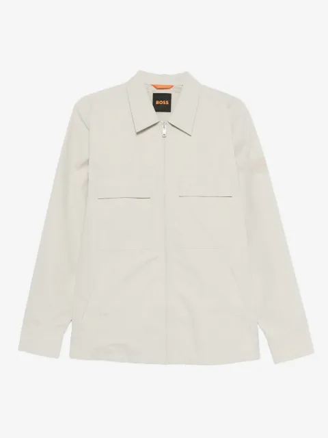 BOSS zip-up shirt jacket 