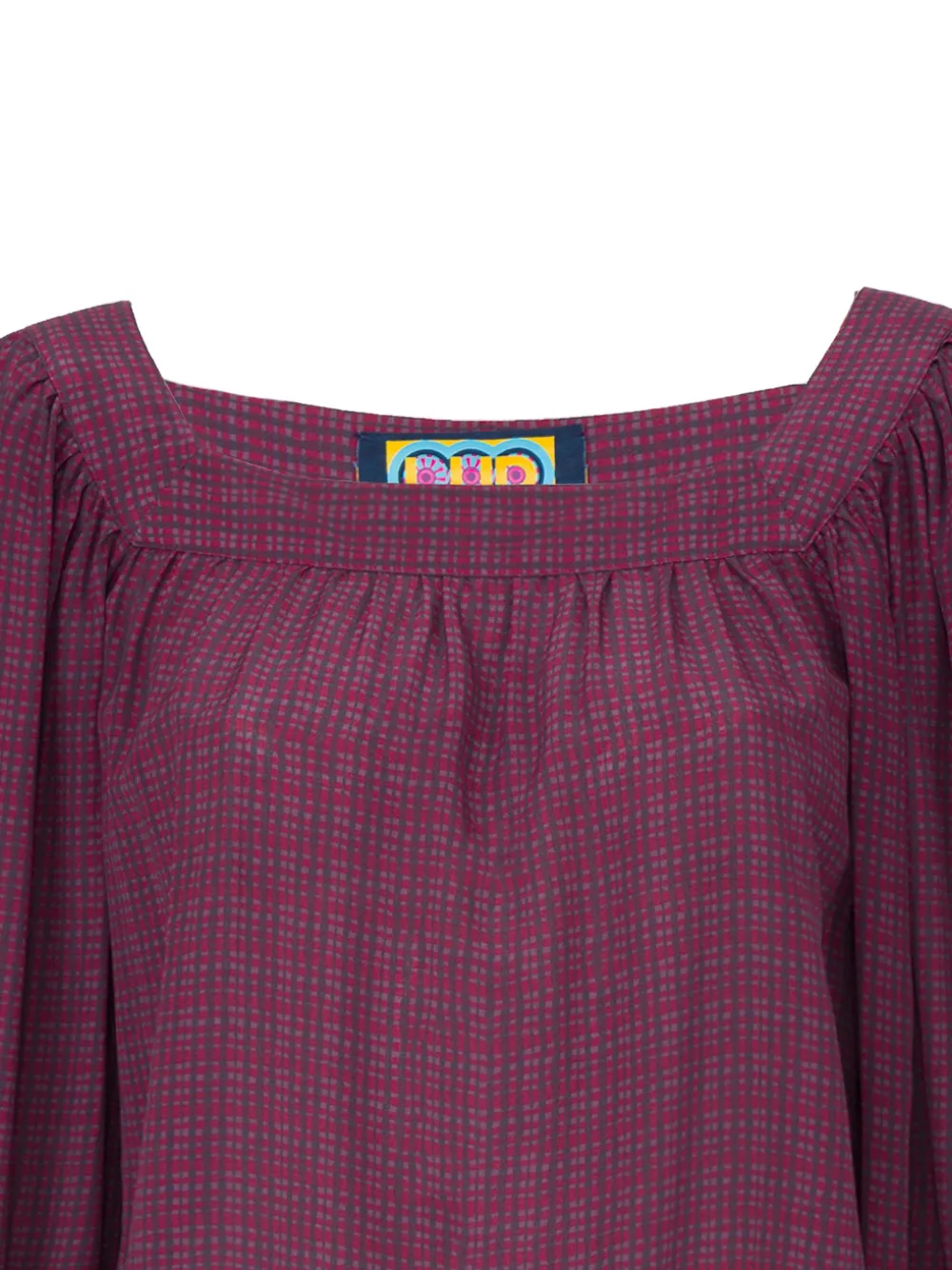  Lhd Bird Street Squared-neck Gathered Blouse 