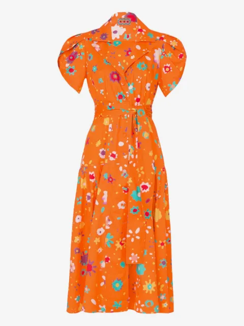 Lhd belted floral the glades dress
