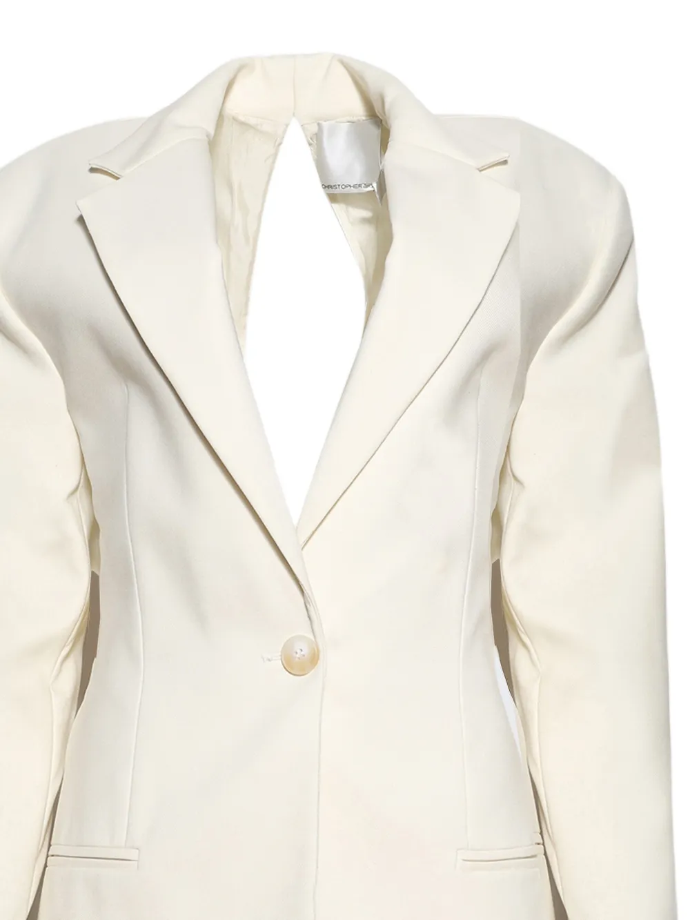  Christopher Esber Blazer Con Lazo - Blanco 