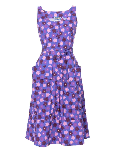 Lhd Ramatuelle floral tie dress