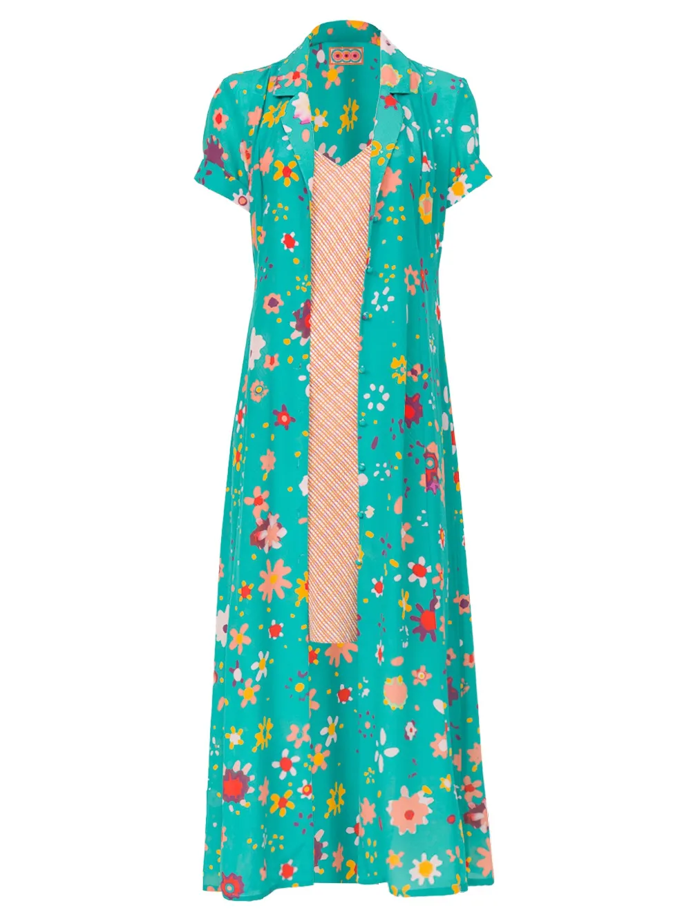 Lhd THE MARLIN floral dress - Groen