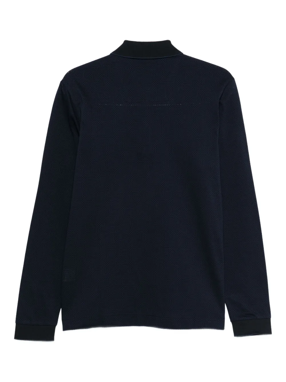 BOSS Mercerized cotton polo shirt - Blauw