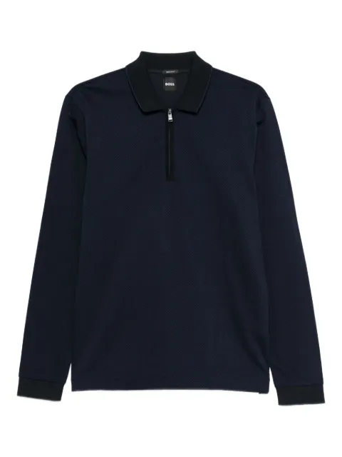 BOSS Mercerized cotton polo shirt