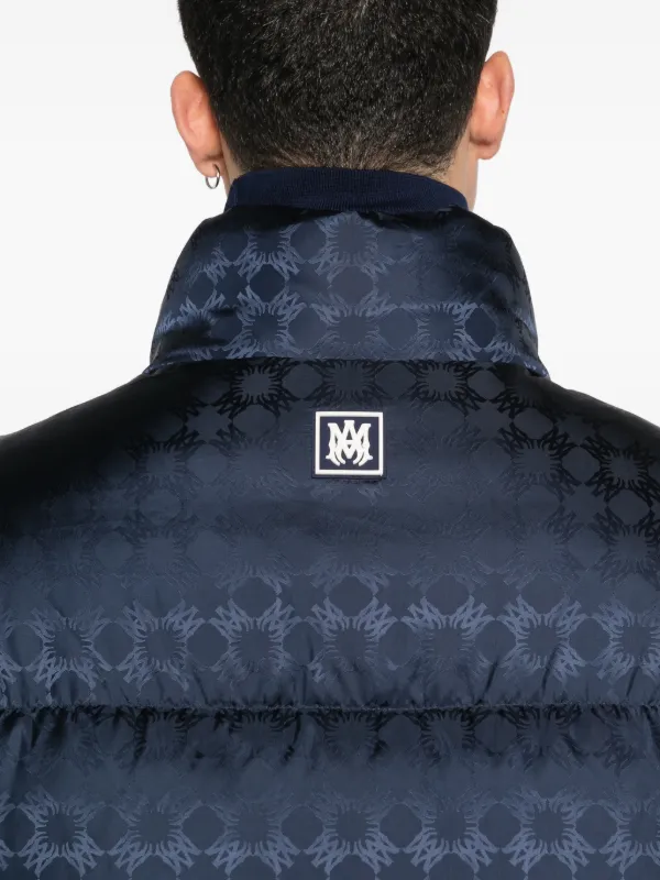 AMIRI MA Quad Jacquard Puffer Jacket | Blue | FARFETCH