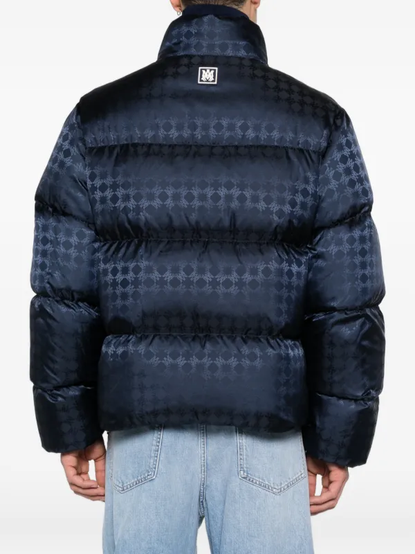AMIRI MA Quad Jacquard Puffer Jacket | Blue | FARFETCH